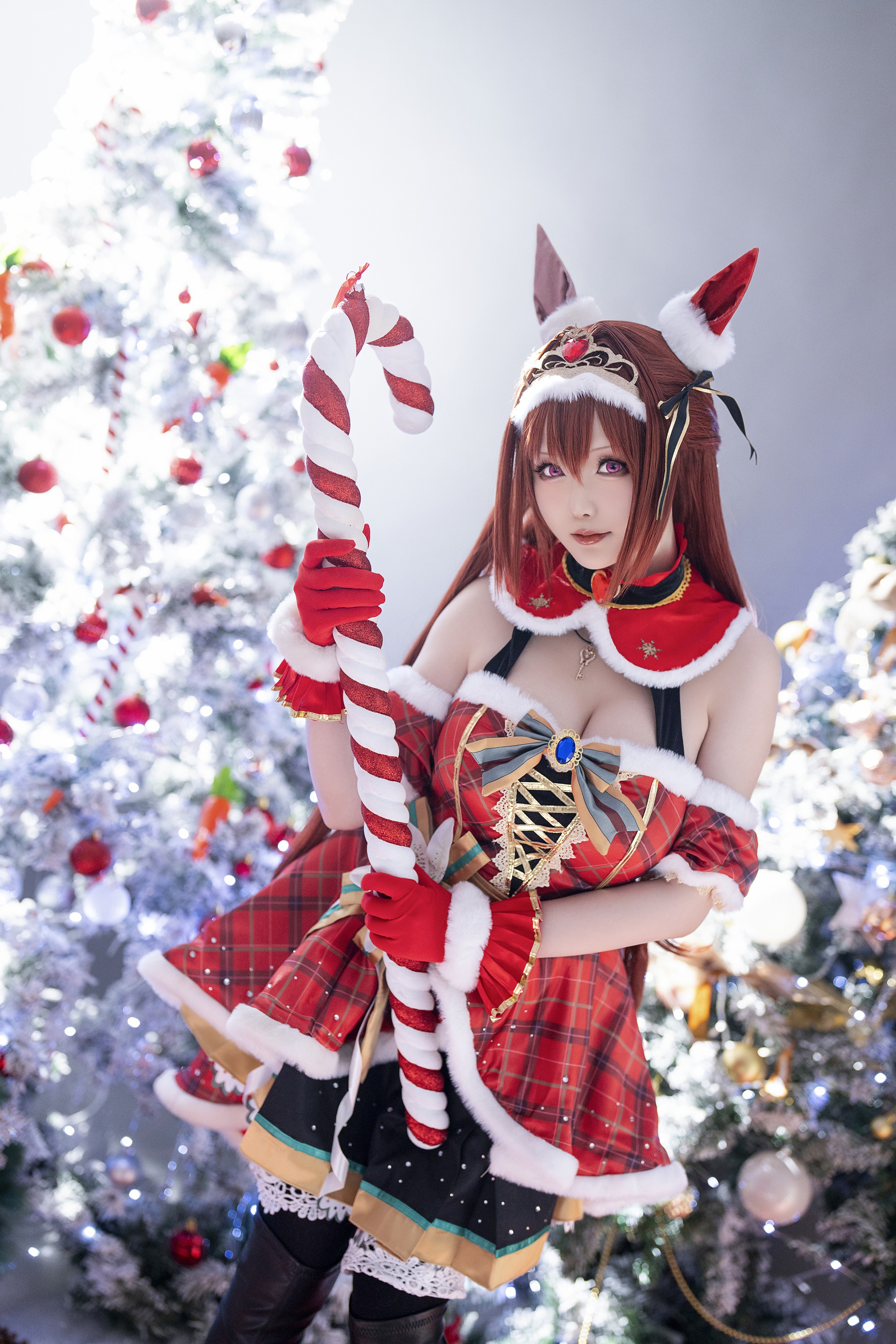 图片[1]-星之迟迟 – NO.202  23年12月计划A 赛马娘-大和赤骥 圣诞衣装[47P]-XikXak
